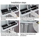 Bathroom Kitchen Corner Storage Rack Wall Makeup Organizer AU Shower Shelf F7L6