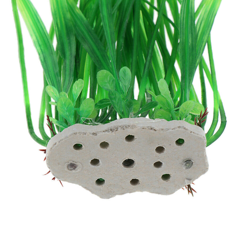 6x Artificial Aquarium Plants Landscaping Plastic Plant For Fish Tank Decor
