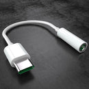 Type-C to 3.5mm Earphone Cable Adapter Female Audio Headphone Headset Extender