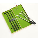 Professional Golf Club Golfers Ballpoint Pens Balls Flag in Box Set Novelty Gift