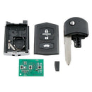 Car Smart Remote Key 3 Buttons 80-Bit 63 Chip Car Key Fob Fit for MAZDA 2 3 O3N5