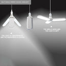 45W Led Bulb Smd2835 228Leds Super Bright Foldable Fan Blade Angle Adjustab