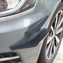New 4Pcs/Set Carbon Look Car Body Spoiler Canards Valence Chin Front Bumper