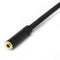 3.5mm Male to 3.5mm Female 1/8" to 1/8" 90 Degree Right Angle Jack Cable