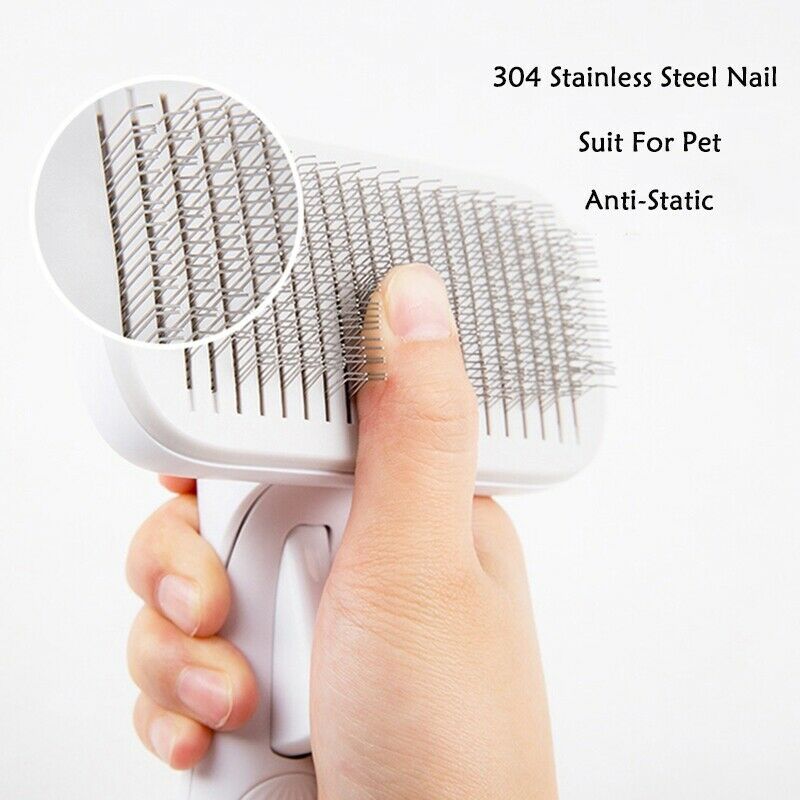 Pet Brush Self Clean Dog Comb Pet Products Pet Comb for Dogs Grooming Toll