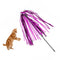 5pcs Funny Ring Paper Cat Stick Teaser Wand Playing Rod Cats Toys with Bell