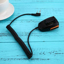 2 Pin PTT Handheld Speaker Mic Microphone For Baofeng Kenwood TYT Radios Wa R5U6