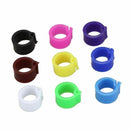 150pcs Bird Rings 8mm Leg Bands Clip Pigeon Dove Chicks Duck Bantam Poultry G1N4