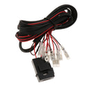 Universal Headlight LED or CCFL Light Bar Angel Eyes Wiring Harness Kit - Fade