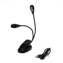 Orchestra Music Stand Light LED Clip-on Adjustable Book Reading Lamp USB lj