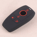 4 Button Silicone Key Cover Case fit for Mercedes Benz E Class W213 E200 2017-18