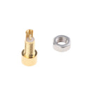 2x Earphone MMCX Jack Female Connector Socket With Screw Ring Copper Plated