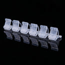 100 Pcs Mini Transparent Flower Plants Grafting Clips Gardening Tools