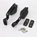 Black Motorcycle Rear View Mirror For Suzuki Gsxr 600 750 1000 Ostrich Sv65