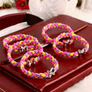 10X Bow Headwear Hair Ties Rope Hairband Elastic Hair Bands Girls AccessoriesJ,a