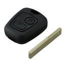 2 Buttons Remote Key 434Mhz For PEUGEOT 307 For Citroen 73373067C PCF7961 C