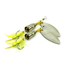 2PCS METAL LURES FISHING HOOKS HARD BAIT FRESH WATER SEQUIN SPOON