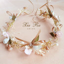 Boho Flower Garland Hair Head Band Crown Girl Women Festival Bride Beach Decor.