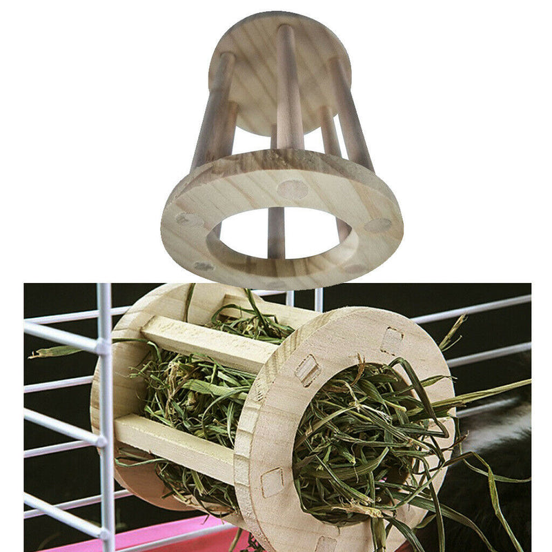Rabbit Hay Feeder Rack Hay Manger Food Dispenser for Guinea Pig Small Animals