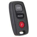 Black Replacement 3 Button Keyless Entry Remote Control Key Shell Fob Click J5D7