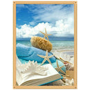 5D DIY Full Drill Diamond Painting Cross Stitch Kit (Sandy Beach-k521)