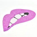 Purplesexy lips iron on sequins sew on patches DIY applique for clothes craft M&