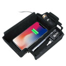 Car Wireless Mobile Phone Charging Panel Central Armrest Box Storage Box Fo
