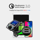 T43 Car Bluetooth Mp3 Player Hands-Free Call Type-C Charger Fm Transmitter  T7C9