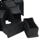 Rubber Chair Table Foot Cover Furniture Leg Protectors 25x50mm 10 Pcs