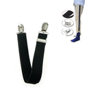 1x Men Shirt Stays Holder Military Straight Stirrup Suspenders Elastic UniformJR