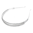 Crystal 3 Row Rhinestone Headband Tiara Bridal Wedding TOP B4E4