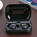 X10 TWS BT5.0 Binaural Earphones with Digital Display Charging Case (Black) A
