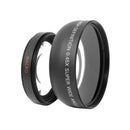 55mm 0.45x Wide Angle + Macro Conversion Lens For DSLR DC Camera