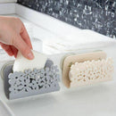 Dish Cloths Rack Suction Sponge Holder Clip Rag Storage Rack(2 packs) F9B7