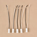 10PCS/LOT G4 Base g4 Socket plug ceramic g4 Holder Head Wire Connector 10cm FT