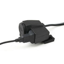 USB 12V Cigarette Lighter Waterproof Power Port Outlet Socket-Kit For Motorcycle