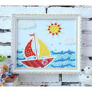 Kids Child DIY Button Painting Stickers Pictures Handmade Drawing Craft Kit