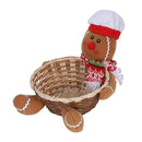 Merry Christmas Candy Storage Basket Decoration Santa Claus Storage Basket