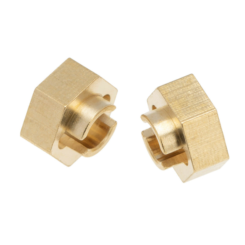 Lot 4 RC Metal 3mm Brass Hex Adapter for Axial SCX24 AXI00002 AXI00001 Crawler