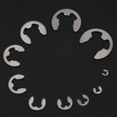 200Pcs Stainless Steel E-Clip Assortment Kit 1.5/2/3/4/5/6/7/8/9/10mm Circlip zg