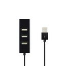 USB HUB 4-port hub 4-port 2.0 hub One-point quadrant(black) V9M9