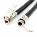 1pc Car Black Air Rubber Hose Lock on Clip Chuck Tire Inflator Self-locking!J Gn