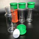 2pcs/Set Plastic Salt Pepper Vinegar Oil Cruet Shaker Jar Clear Bottle Pot3C