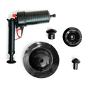 Toilet Dredge Plug Air Power Pump Bathroom Drain Cleaner Plunger (Black)