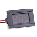 0.36" DC4.5-120V LED Voltmeter Digital Volt Meter Automobile Motorcycle Red A