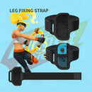 Leg Fixing Strap Sport Band+Non-Slip Ring-Con Grips Fit for Nintend Switch