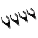 4pcs/set UK M3/8 Thread U-Head Fishing Rod Rest 3.2cm/1.26inch Wider Opening