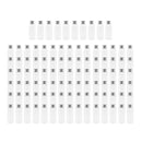 100x 50ml Empty Lotion Bottles Set Leakproof Condiment Containers Vials
