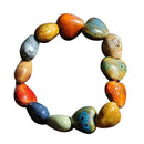 Boho Women Stretch Beads Colorful Ceramic Bracelet Bangle Women Gift