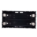 Black Battery Holder 4 Pins for 2x18650 Rechargeable Li-ion Batteries